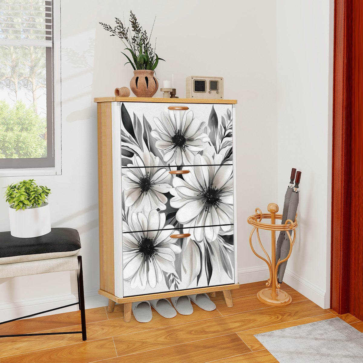 Darya Shoe Cabinet (Made in USA)