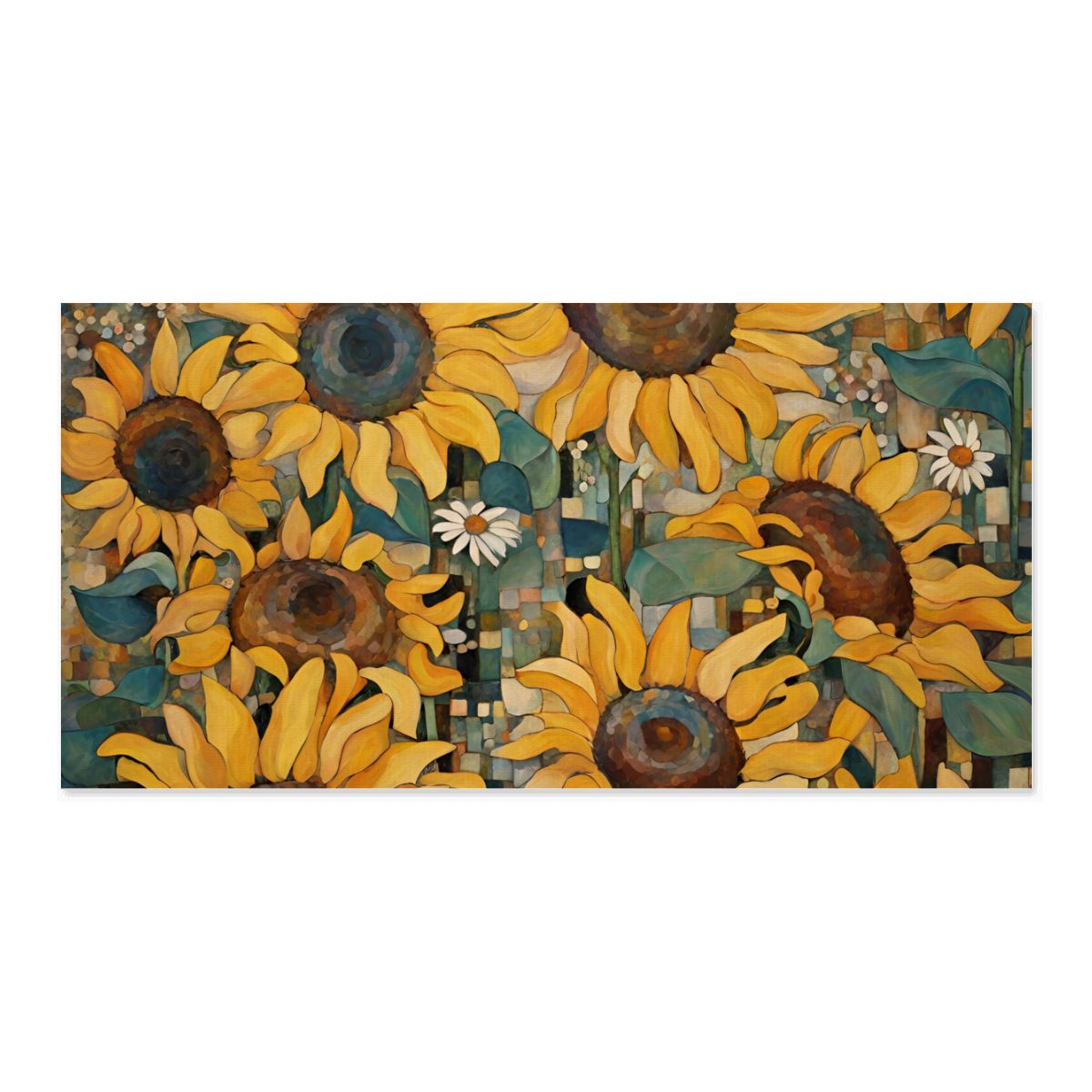 60" x 30" Printed Canvas Fabric Wall Art - No Frame (Made in USA)