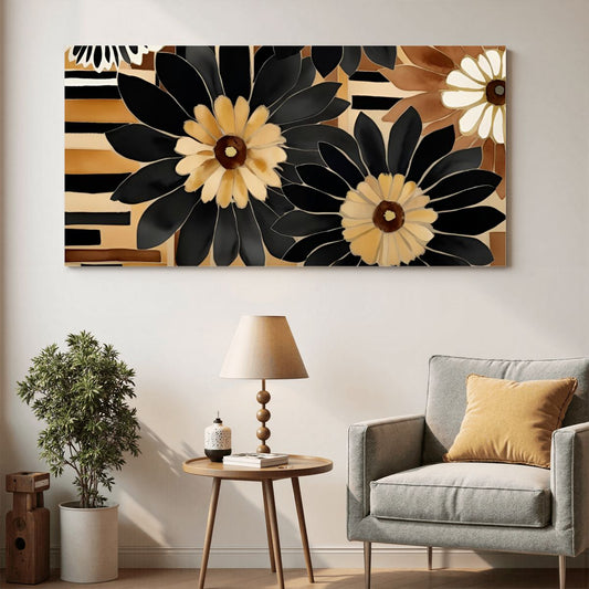 60" x 30" Printed Canvas Fabric Wall Art - No Frame (Made in USA)