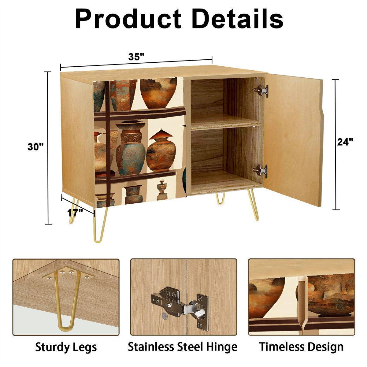 Wooden Storage Cabinet