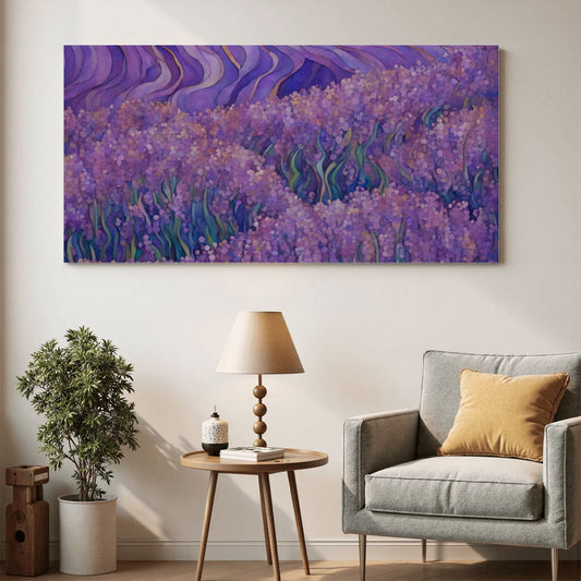 60" x 30" Printed Canvas Fabric Wall Art - No Frame (Made in USA)