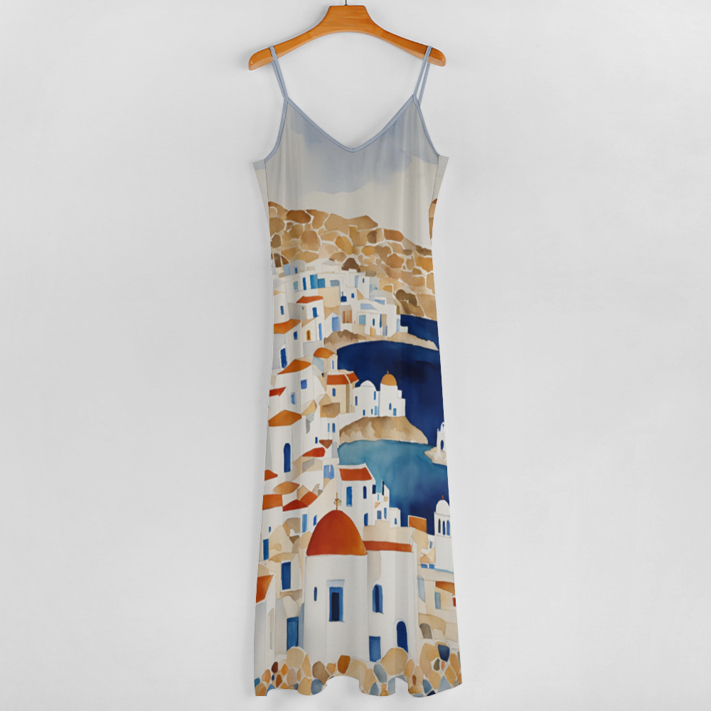 Mykonos Women's Summer Fashion Maxi Slip Dress