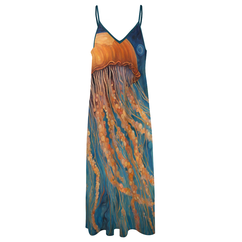Man of War Women's Summer Fashion Maxi Slip Dress