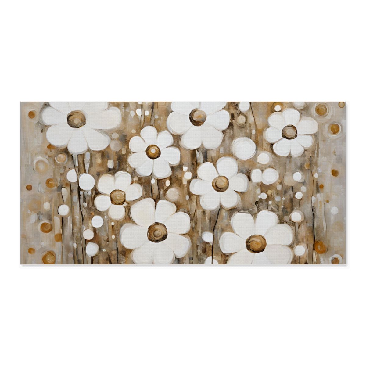 60" x 30" Printed Canvas Fabric Wall Art - No Frame (Made in USA)