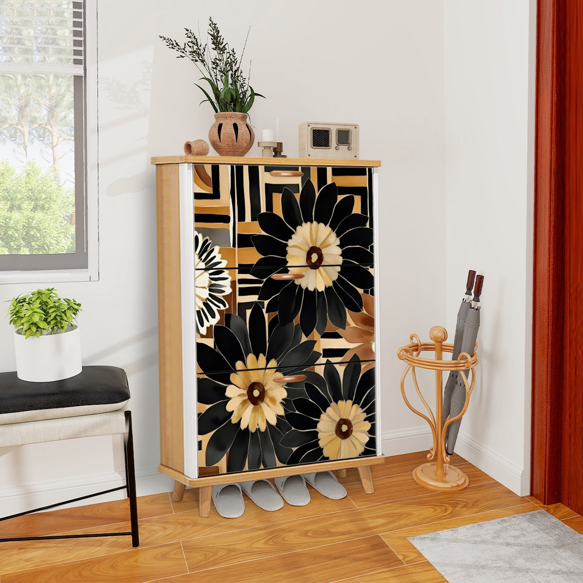 Shanel Shoe Cabinet (Made in USA)