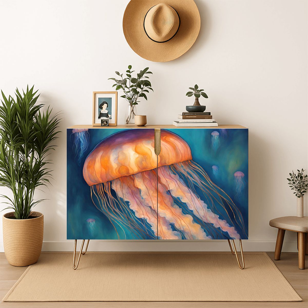 Man if War Wooden Storage Cabinet (Made in USA)