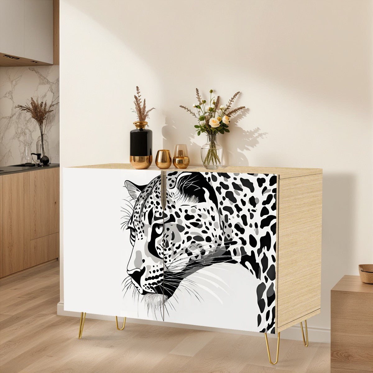 Wooden Storage Cabinet