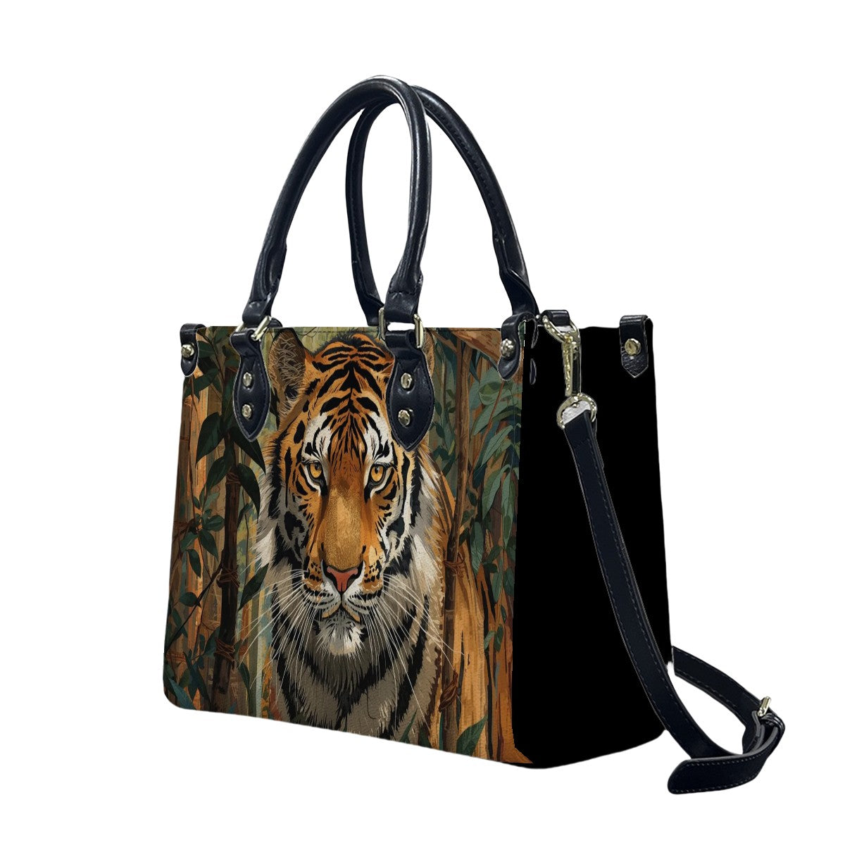 Tiger Women's PU Leather Shoulder Handbag