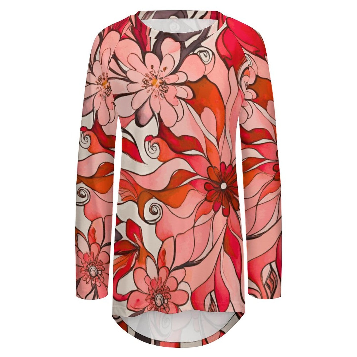 Aubrey Women's Long Sleeve U-Neck T-Shirt