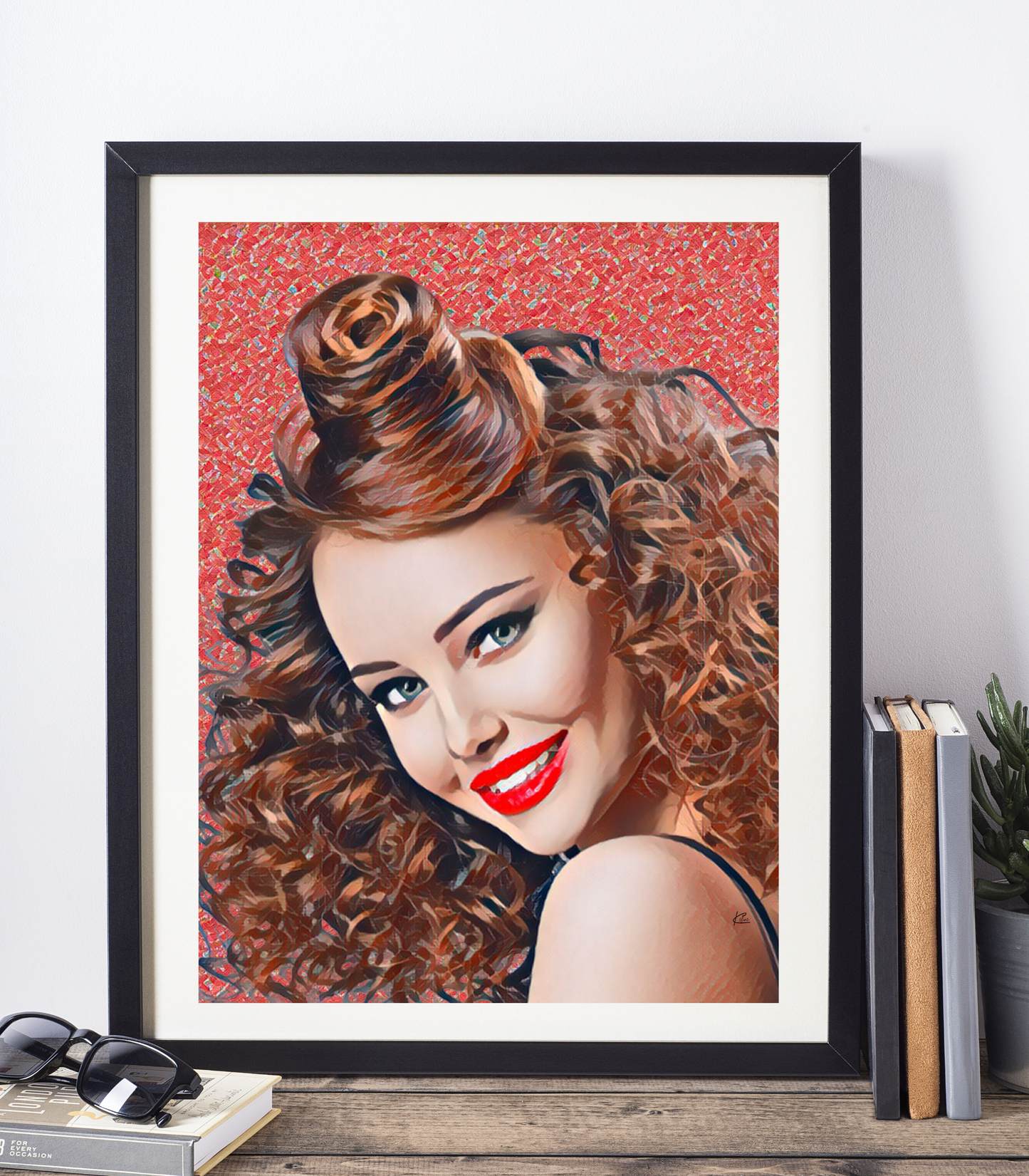 Dorian Woman with the Hairdo Art Poster