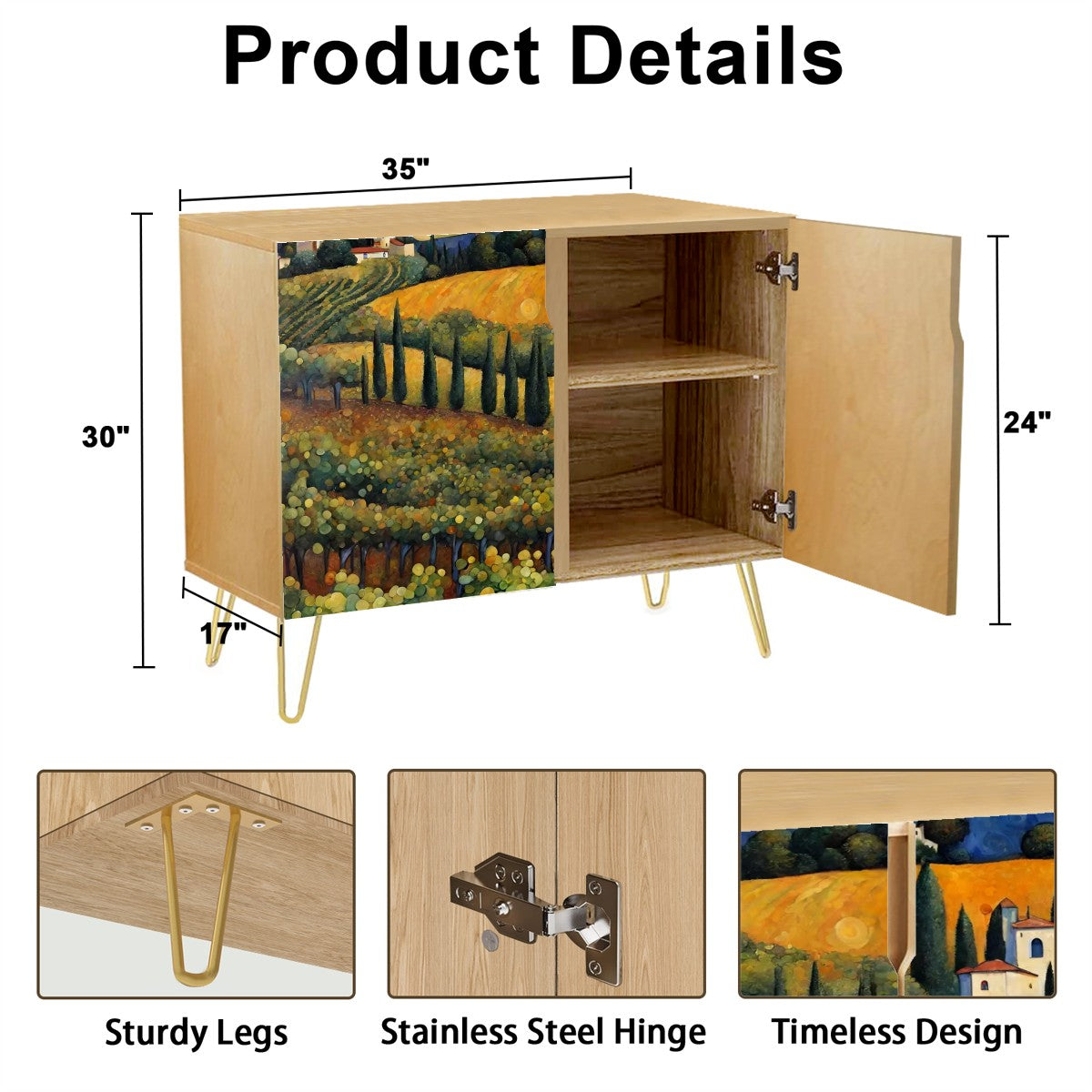 Wooden Storage Cabinet