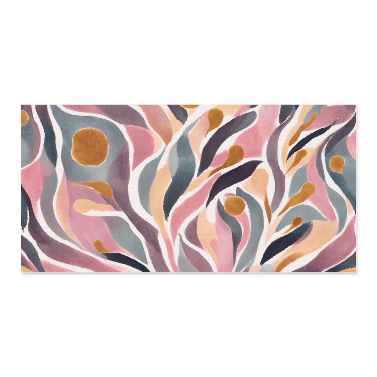 60" x 30" Printed Canvas Fabric Wall Art - No Frame (Made in USA)