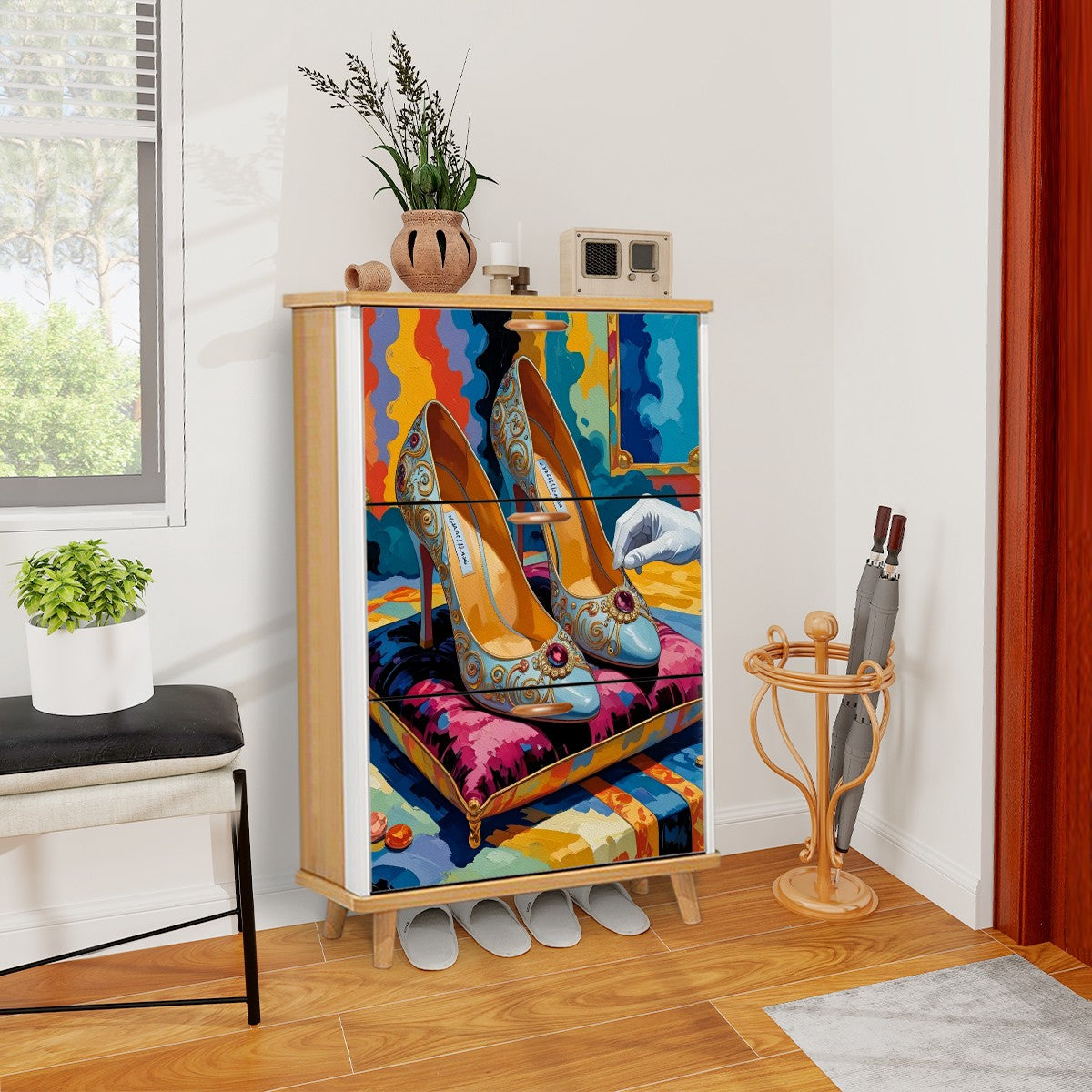 Shoe Cabinet (Made in USA)