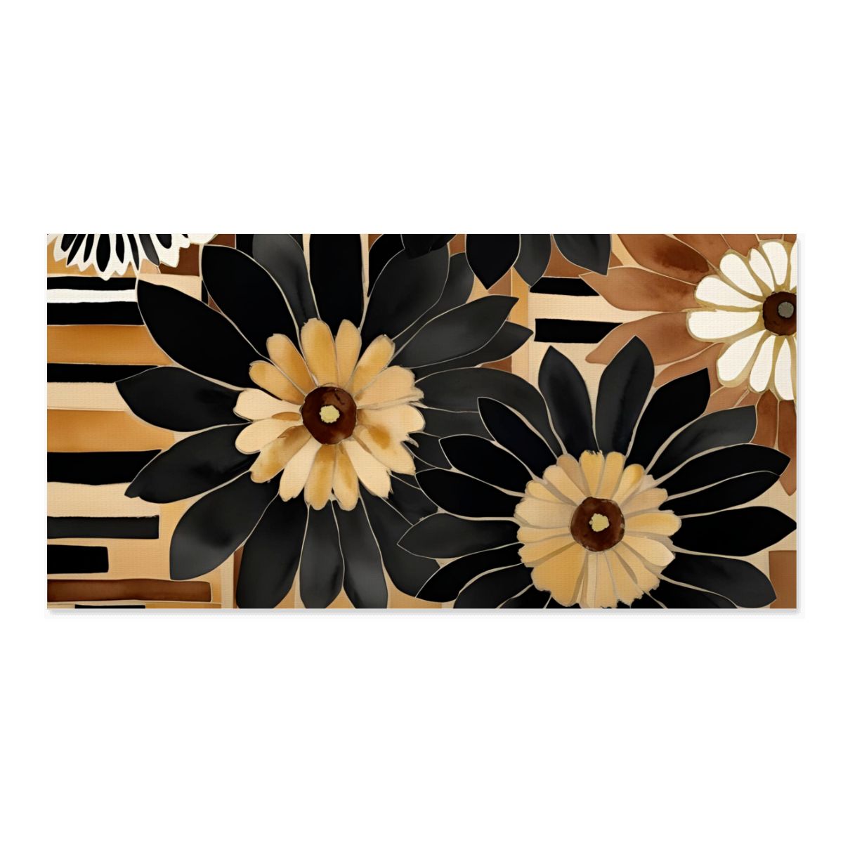 60" x 30" Printed Canvas Fabric Wall Art - No Frame (Made in USA)