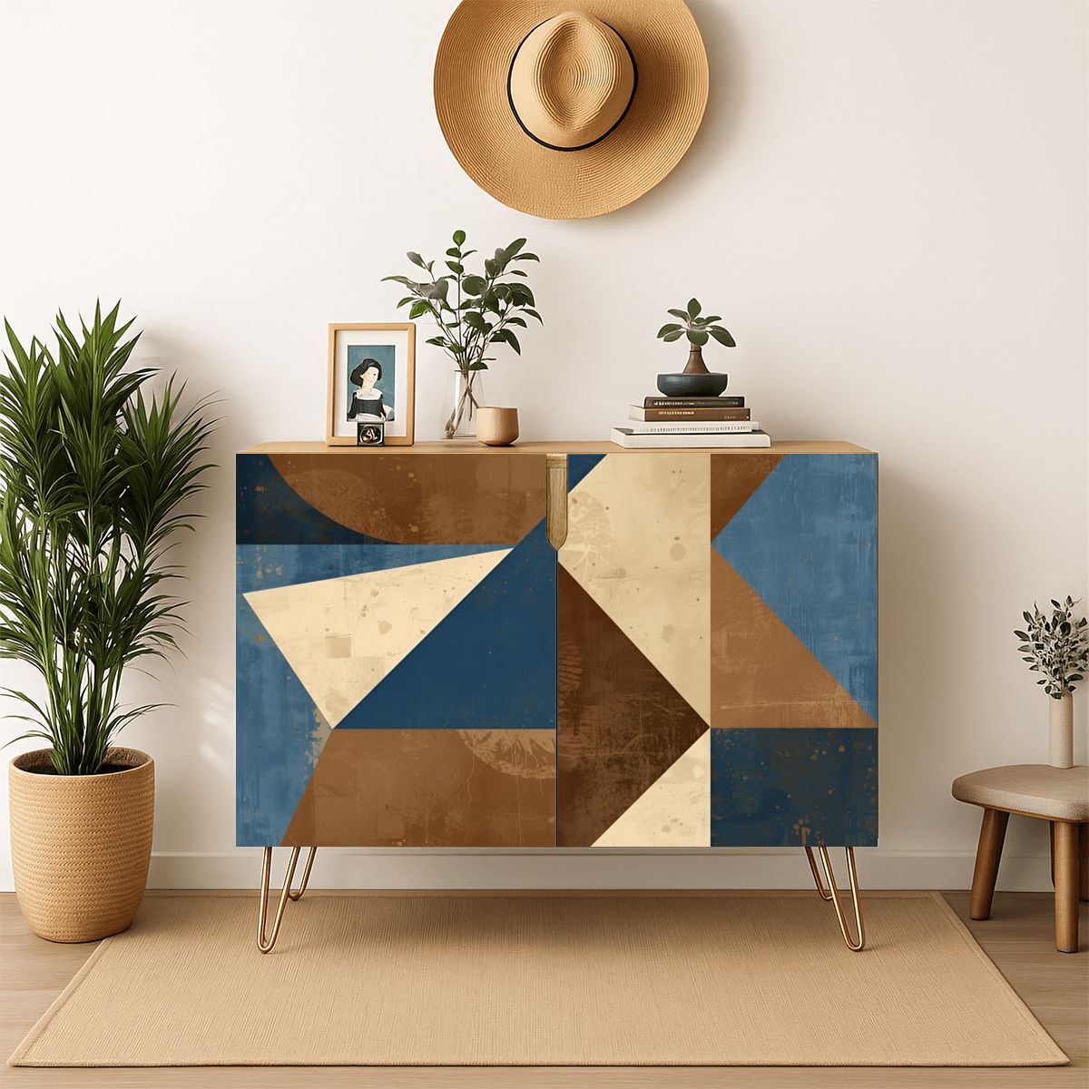 Modern Wooden Storage Cabinet (Made in USA)