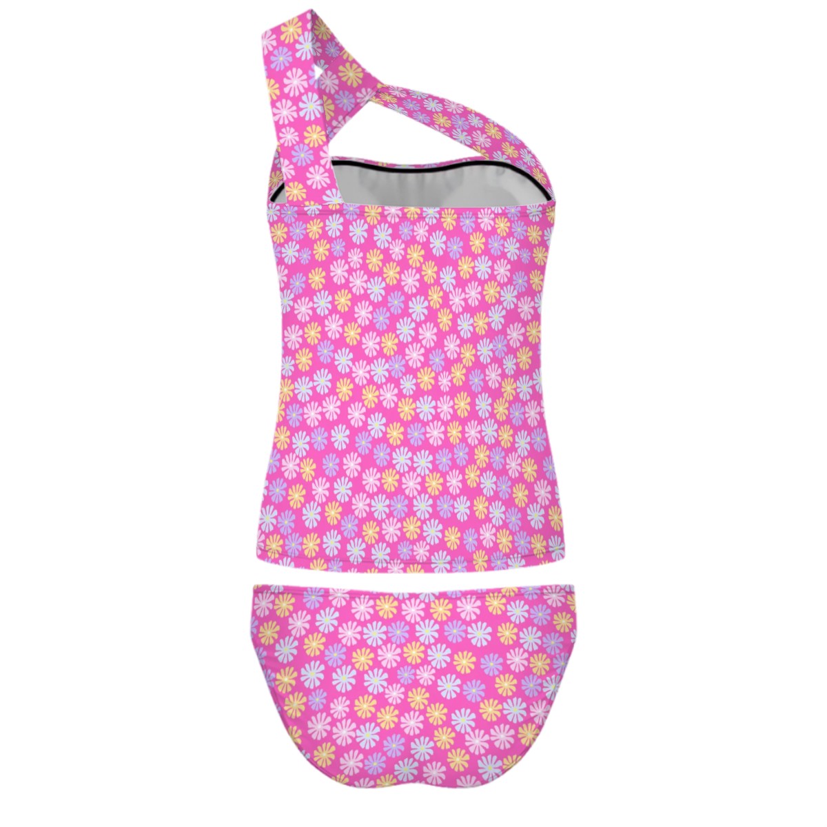 Petit One-Shoulder Two Piece Tankini Swimsuit