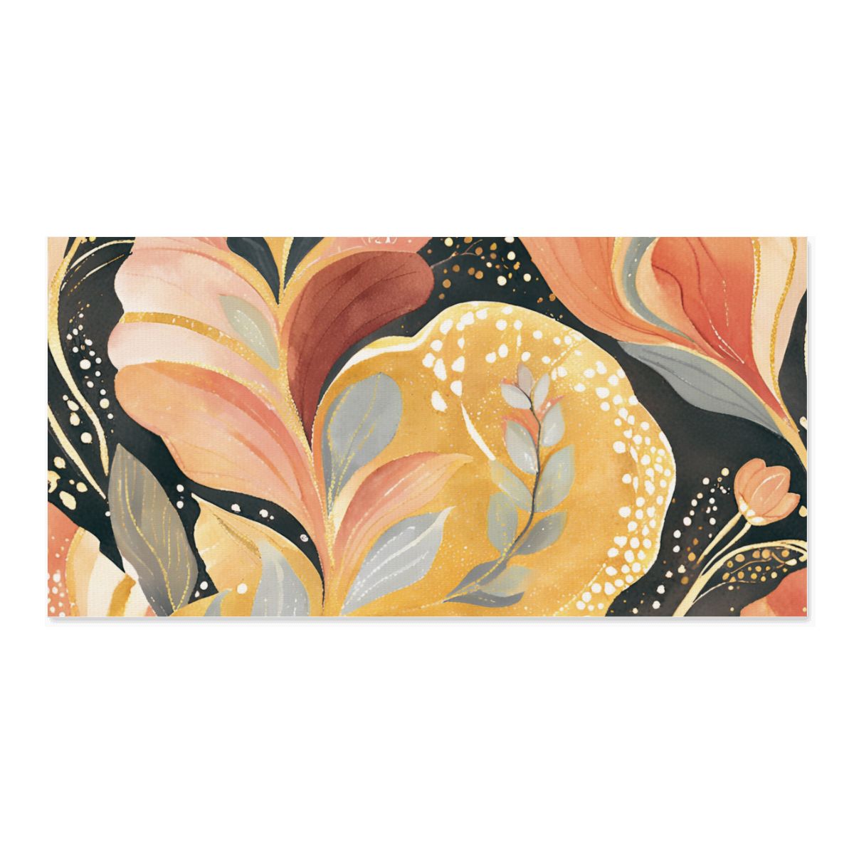 60" x 30" Printed Canvas Fabric Wall Art - No Frame (Made in USA)