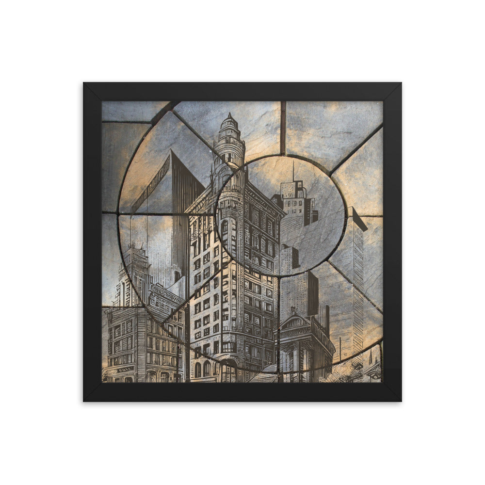 Cityscape Framed poster