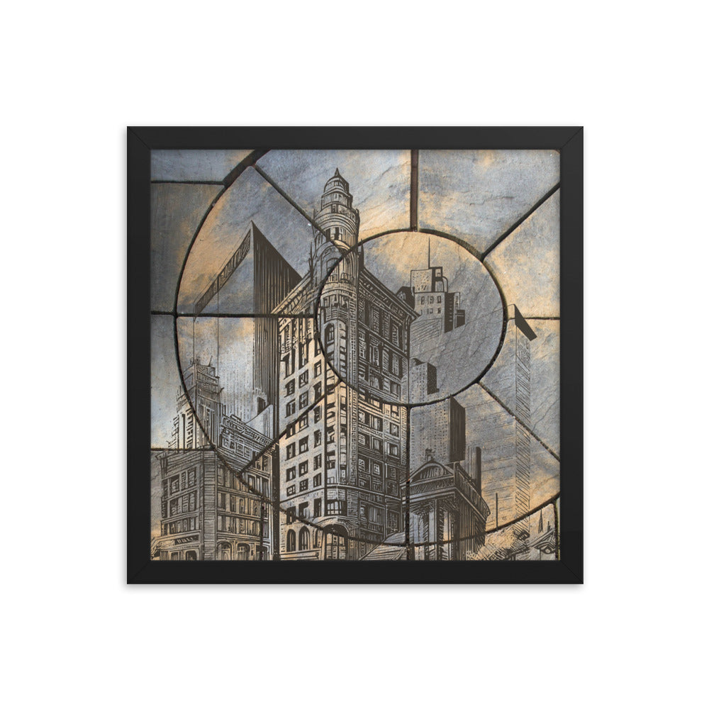 Cityscape Framed poster