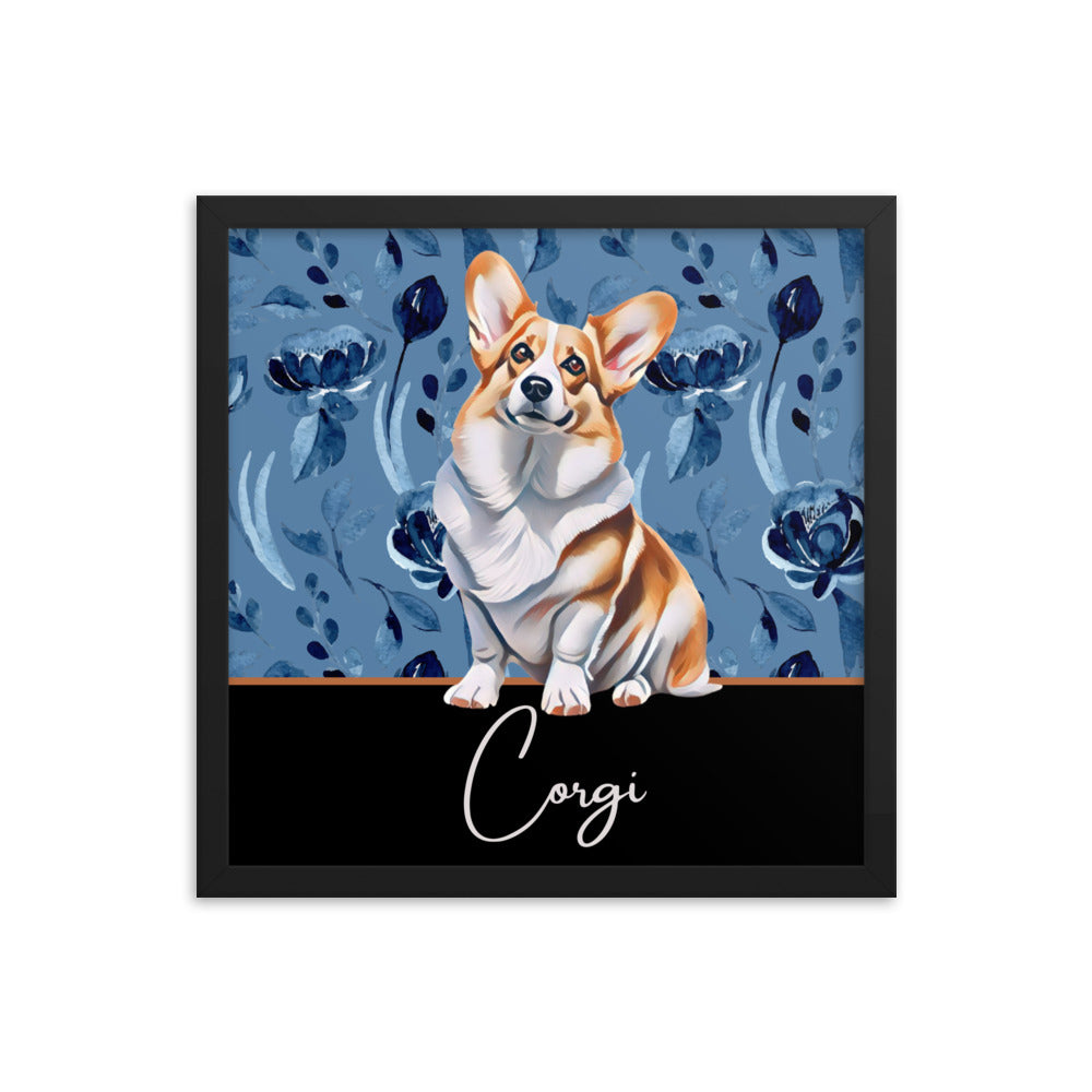 Corgi Framed poster