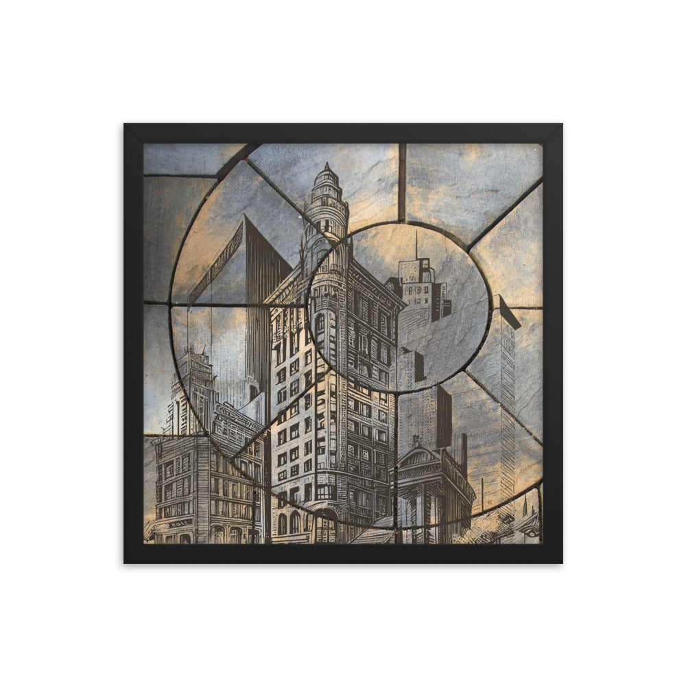 Cityscape Framed poster