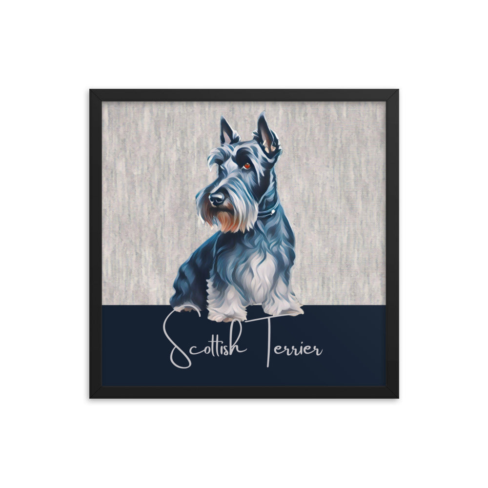 Scottish Terrier Framed poster