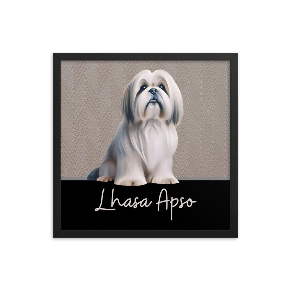 Lhasa Apso Framed poster