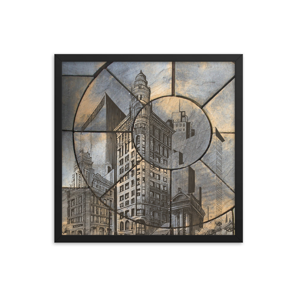 Cityscape Framed poster