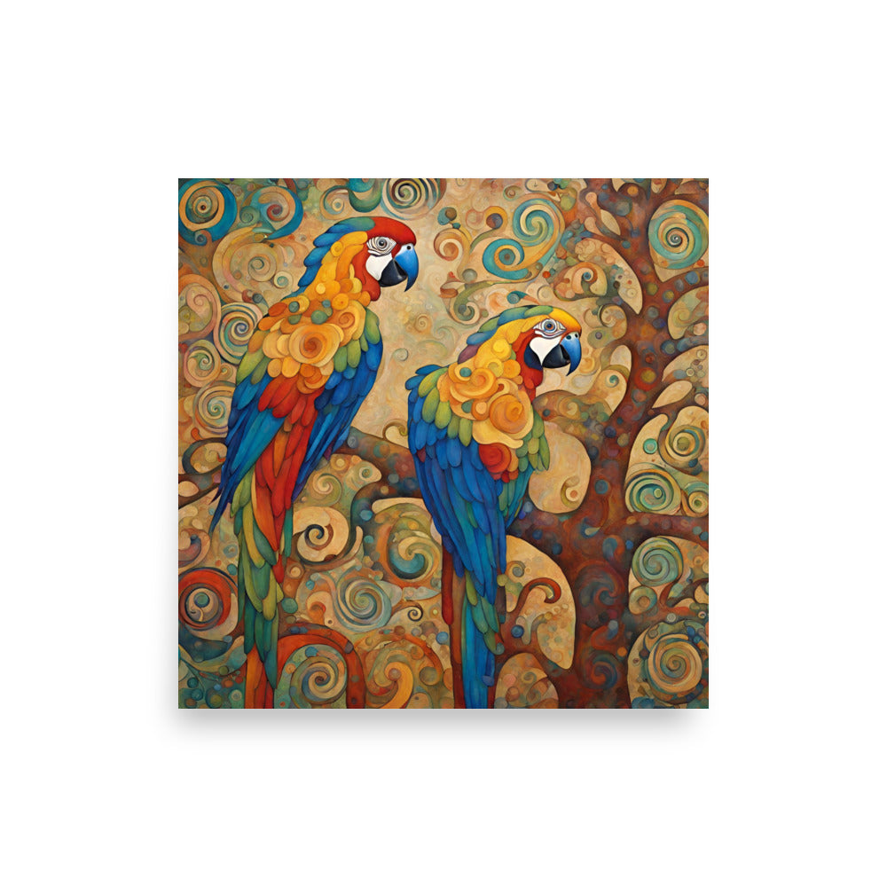 Parrot Duo Poster