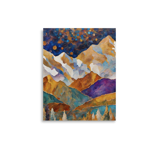 Mountain Range Poster