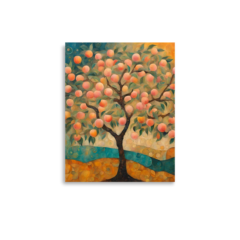 Peach Tree Poster