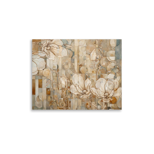 Camelot Abstract Neutral Art Poster