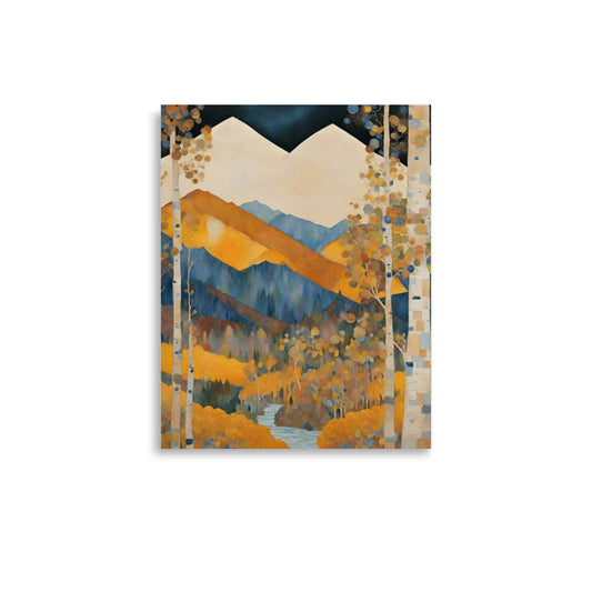 View Through the Aspens Poster