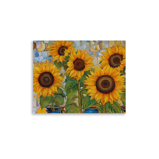 Sunflower Cuttings Poster