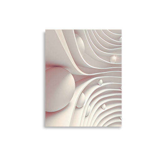 Egg Dorm Geometric Abstract Art Poster