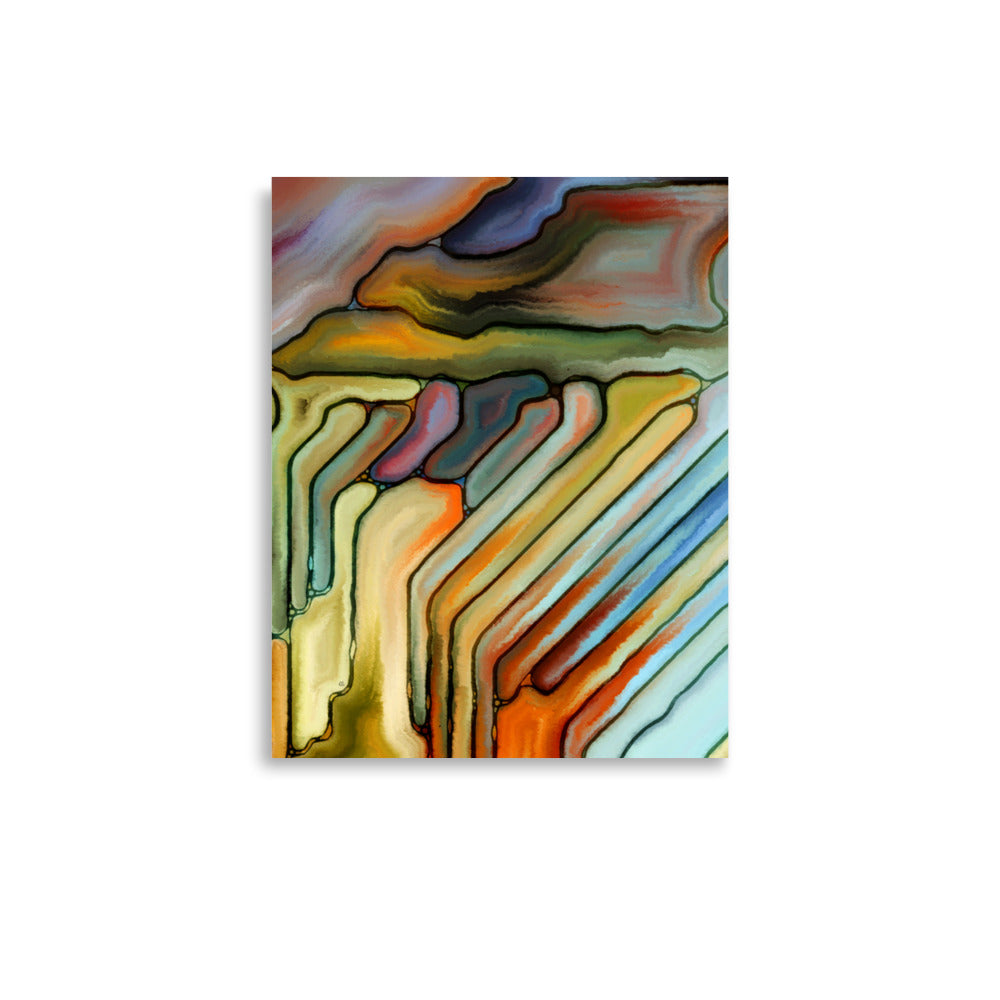 Storm Abstract Art Poster