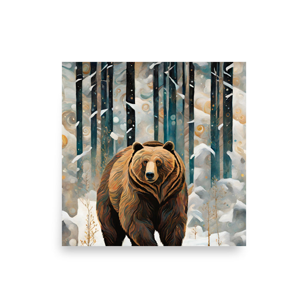 Golden Grizzly Poster