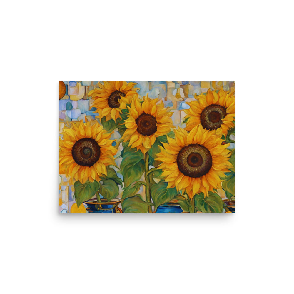 Sunflower Cuttings Poster