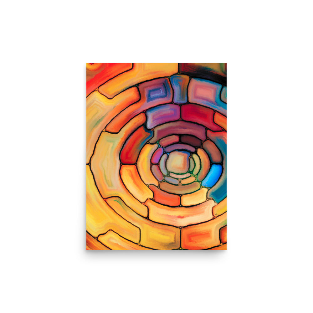 Portkey Abstract Art Poster