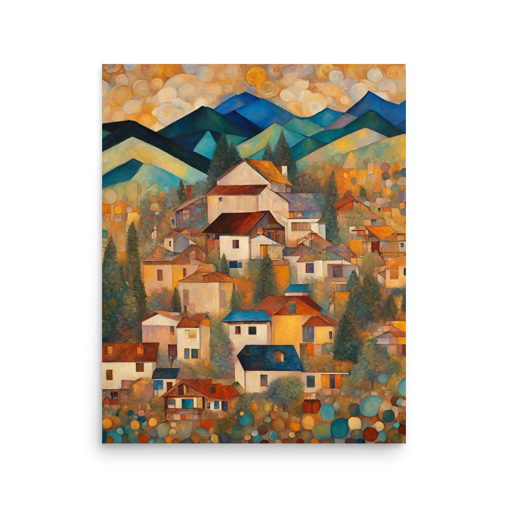 Mountain Town Poster