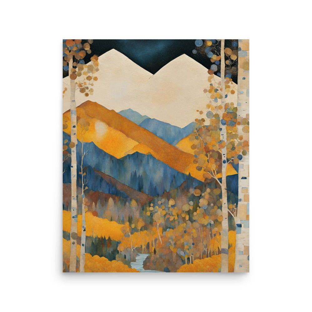 View Through the Aspens Poster