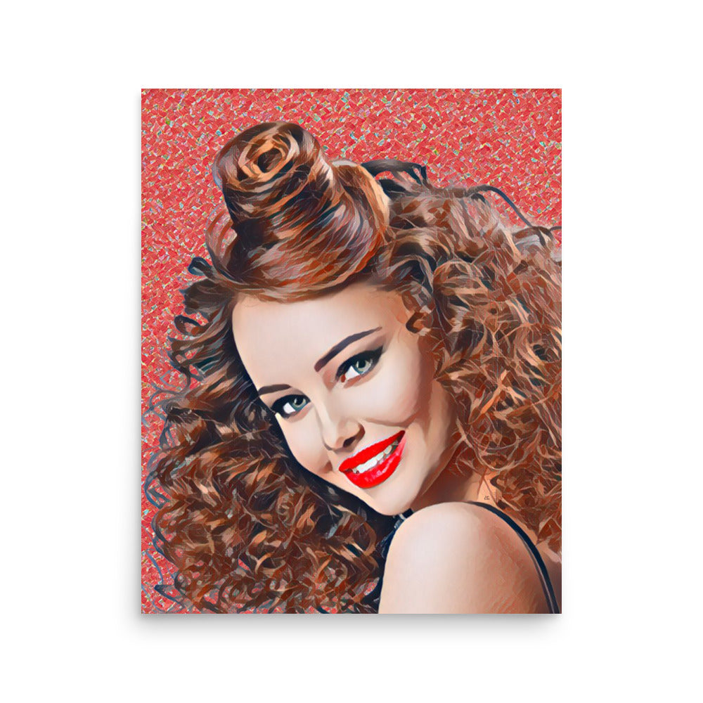 Dorian Woman with the Hairdo Art Poster