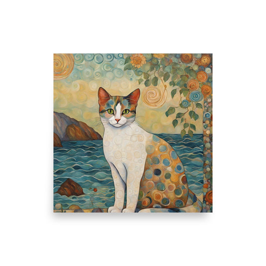 Shoreline Cat Poster