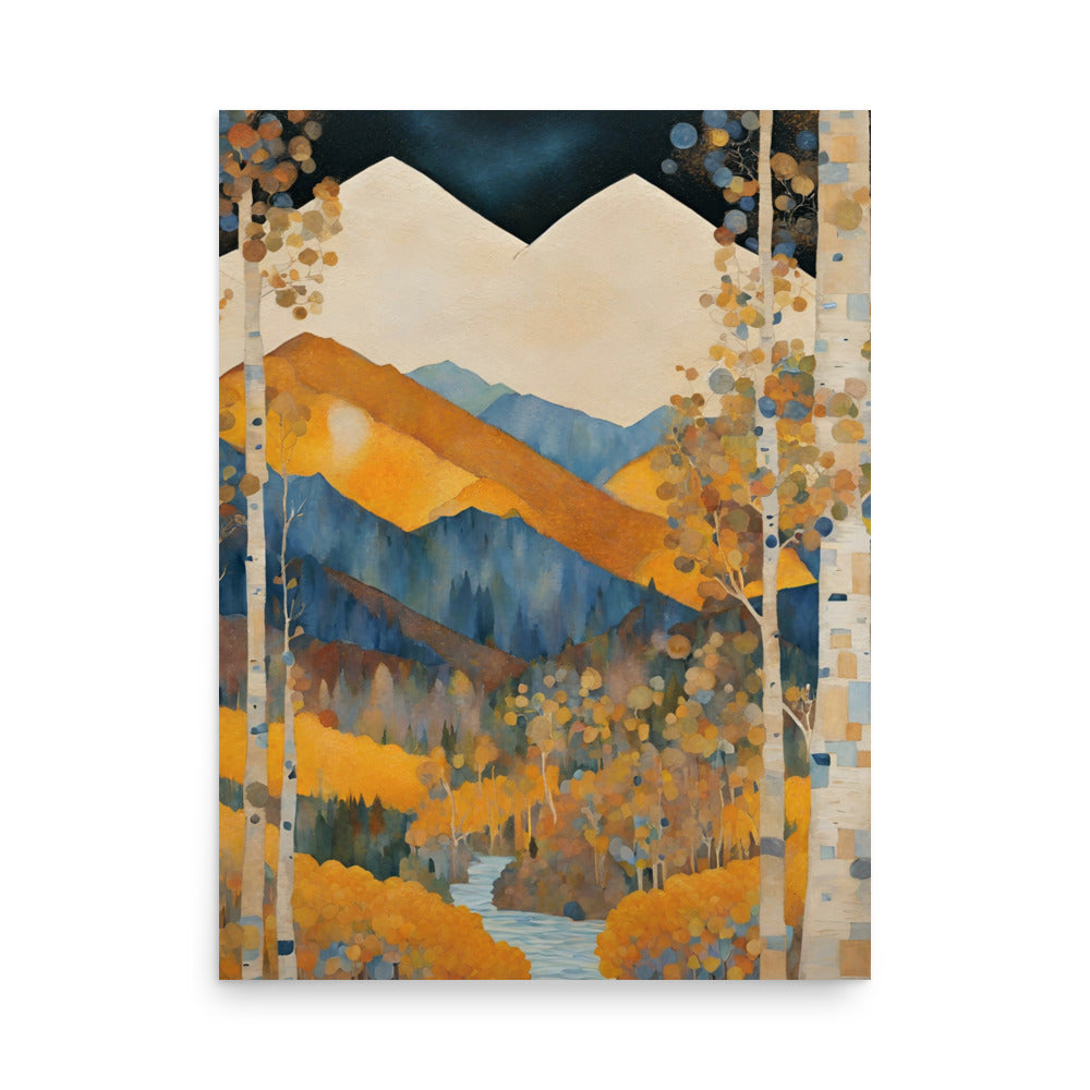 View Through the Aspens Poster