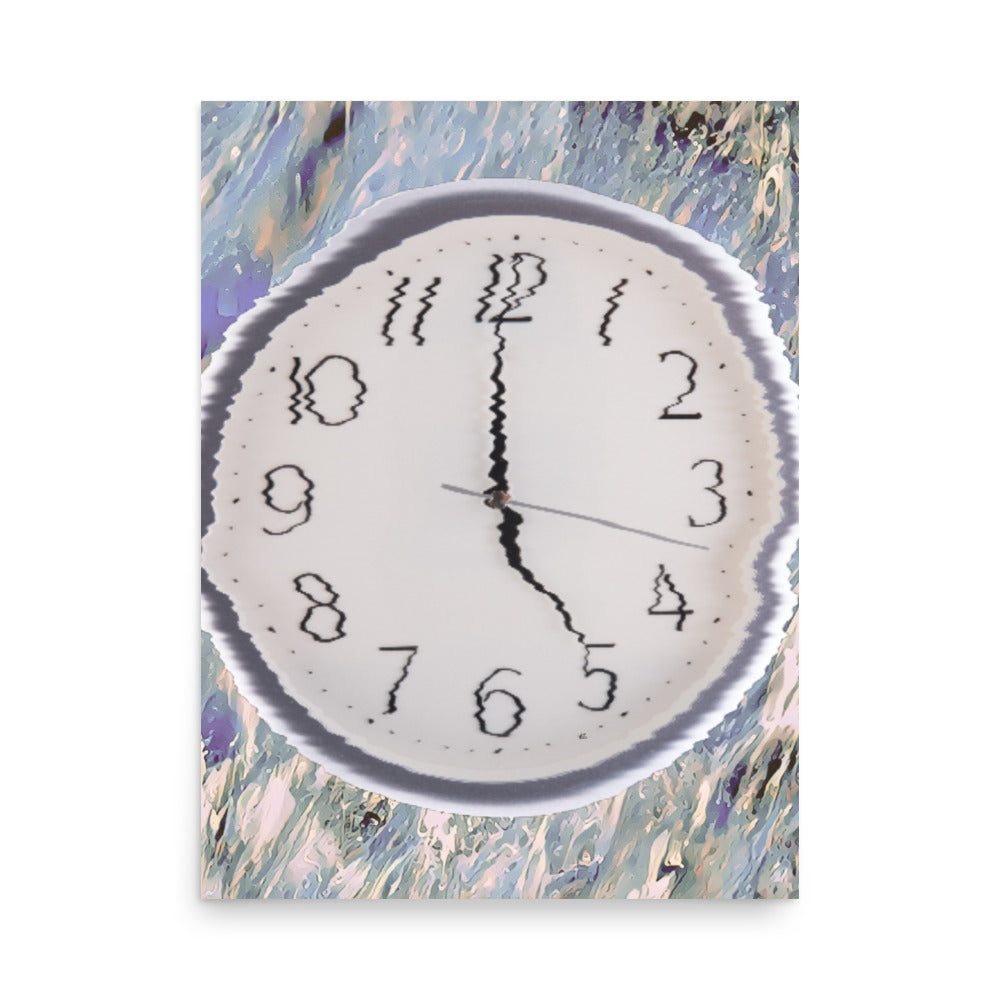 5 O'clock Somewhere Abstract Art Poster