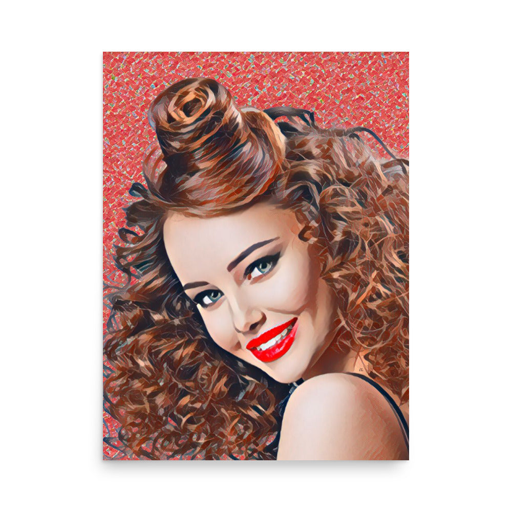 Dorian Woman with the Hairdo Art Poster