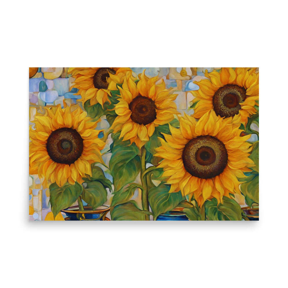 Sunflower Cuttings Poster