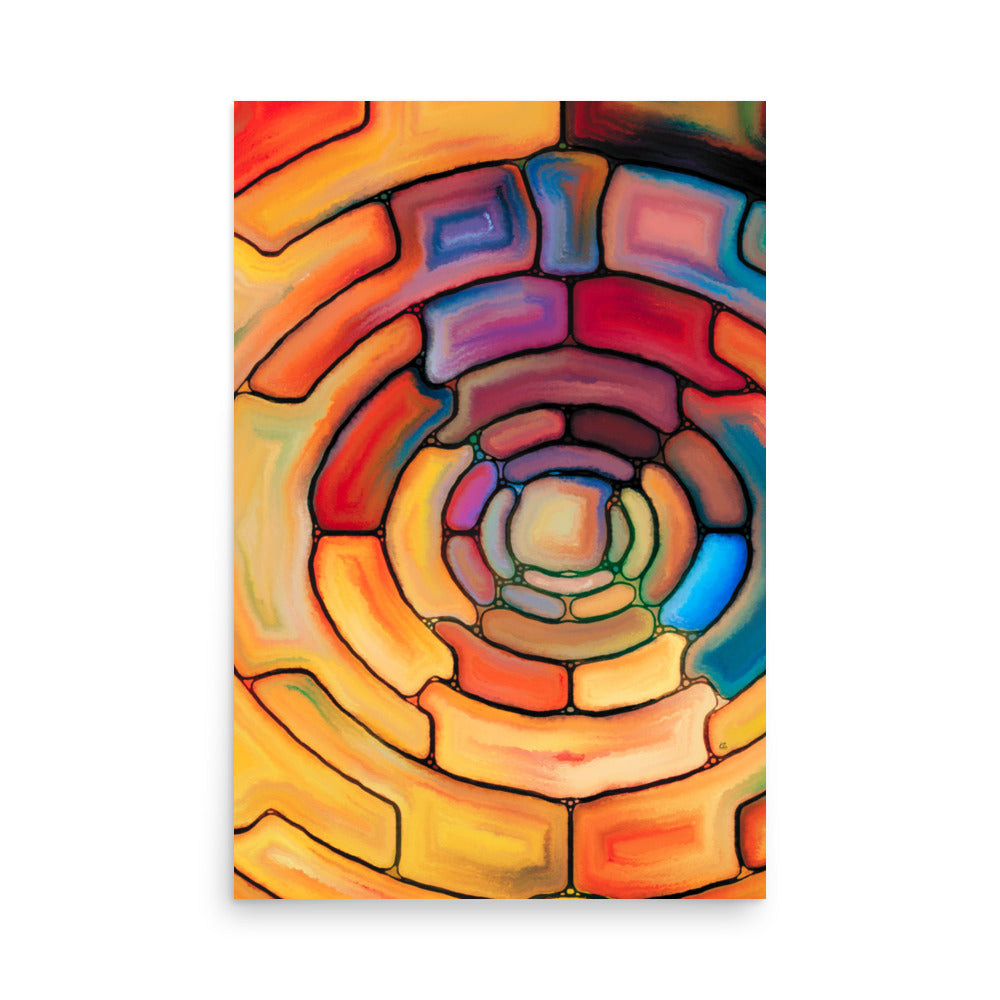 Portkey Abstract Art Poster