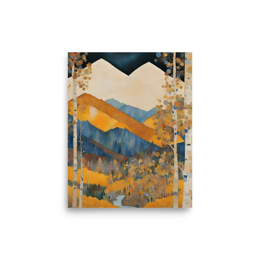 View Through the Aspens Poster