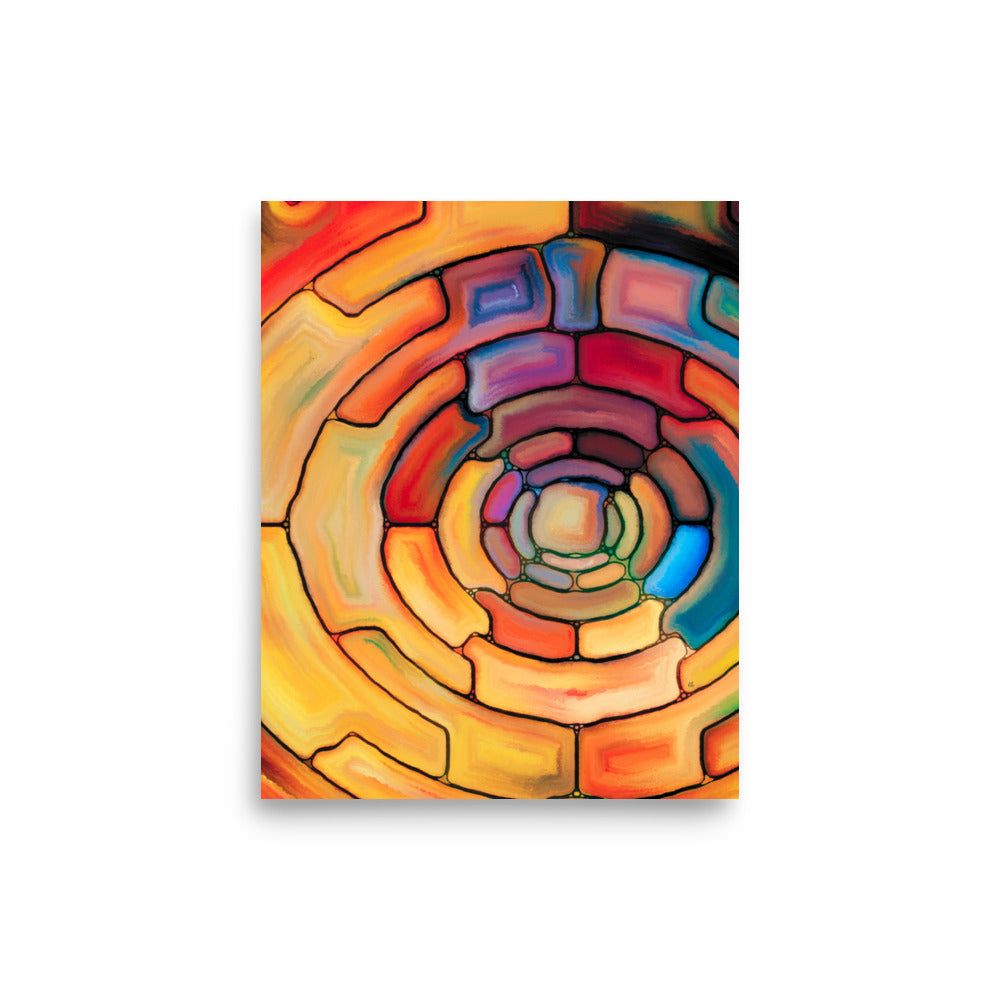 Portkey Abstract Art Poster